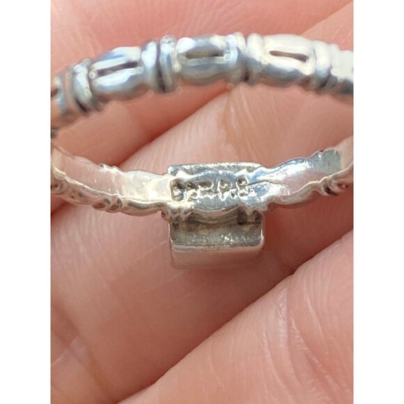 Designer 925 sterling silver black onyx Ring size 6 - Picture 5 of 7